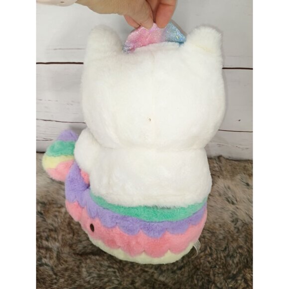 FAO Schwarz Glow Brights Meowmaid 11" Toy Plush Lights Sound Cat Uniforn 11 Inch - Picture 2 of 7